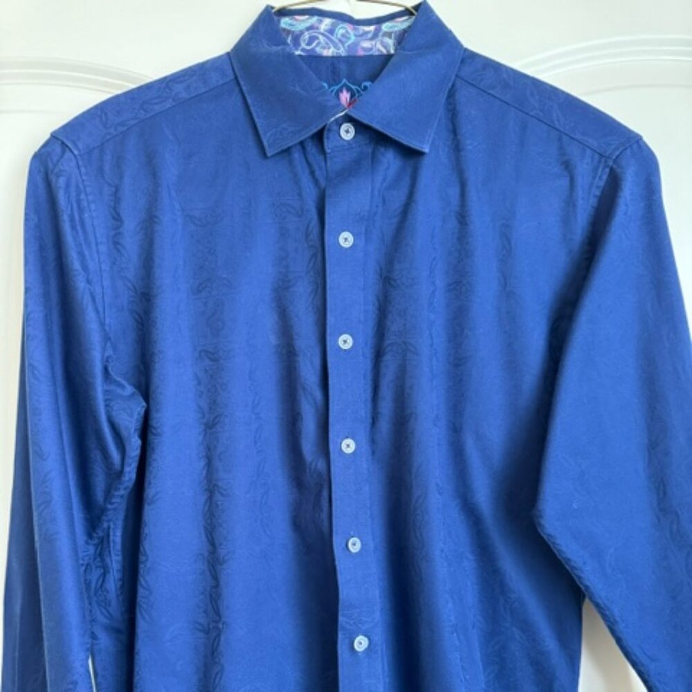 Robert Graham Blue on Blue Long Sleeve‎ Shirt